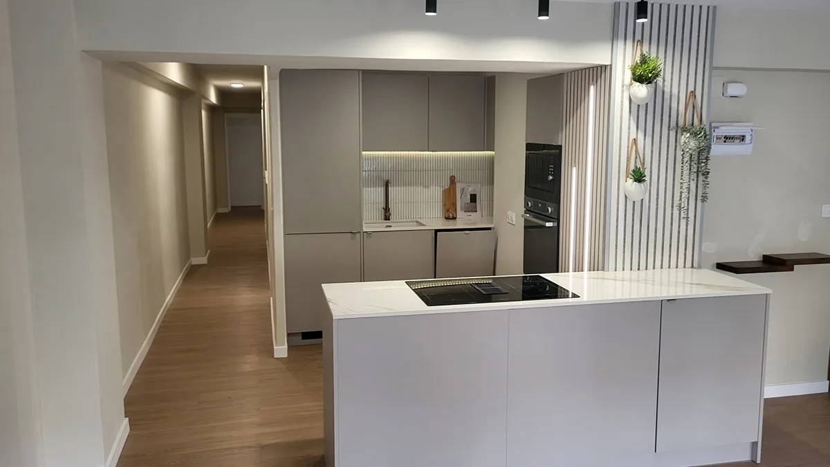 Cocinas modernas reformadas en Valencia