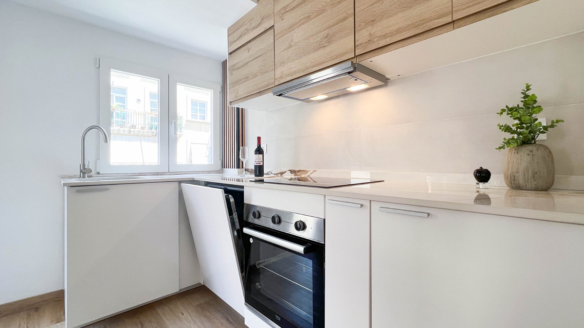 Detalle de cocina moderna